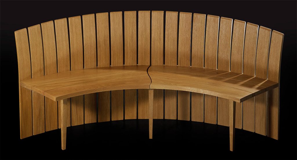 Marcus Mauger Furniture Design - large oak bench